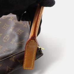 Pre Owned Louis Vuitton Looping Brown Monogram Canvas Leather GM Shoulder Bag