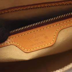 Pre Owned Louis Vuitton Looping Brown Monogram Canvas Leather GM Shoulder Bag