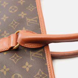 Pre Owned Louis Vuitton Sac Weekend Brown Monogram Canvas PM Shoulder Tote