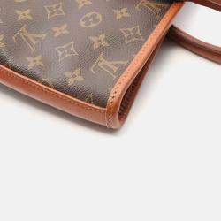 Pre Owned Louis Vuitton Sac Weekend Brown Monogram Canvas PM Shoulder Tote