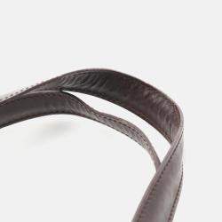 Pre Owned Louis Vuitton Chelsea Damier Ebene Canvas Leather Tote