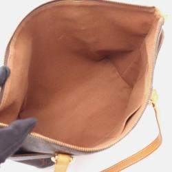 Pre Owned Louis Vuitton Totally Brown Monogram Canvas Leather PM Tote 