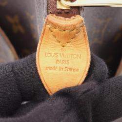 Pre Owned Louis Vuitton Totally Brown Monogram Canvas Leather PM Tote 