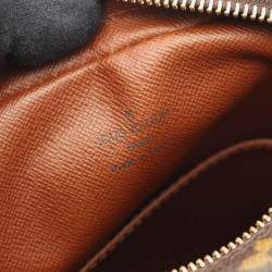Pre Owned Louis Vuitton Amazon Brown Monogram Canvas Leather Crossbody Shoulder Bag