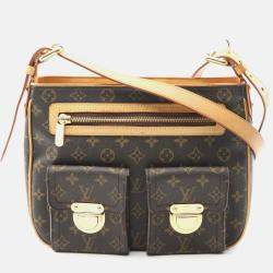 Pre Owned Louis Vuitton Hudson Brown Monogram Canvas Gm Crossbody Shoulder Bag