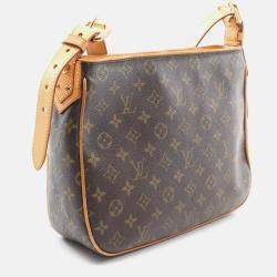 Pre Owned Louis Vuitton Hudson Brown Monogram Canvas Gm Crossbody Shoulder Bag