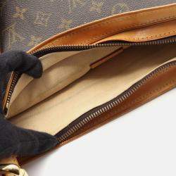 Pre Owned Louis Vuitton Hudson Brown Monogram Canvas Gm Crossbody Shoulder Bag