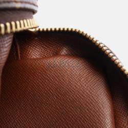 Pre Owned Louis Vuitton Danube Brown Monogram Shoulder Crossbody Bag