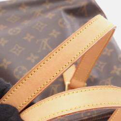 Pre Owned Louis Vuitton Hippo Piano Brown Monogram Canvas Shoulder Bag