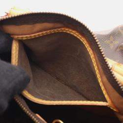 Pre Owned Louis Vuitton Speedy 30 Brown Monogram Canvas Leather Handbag 