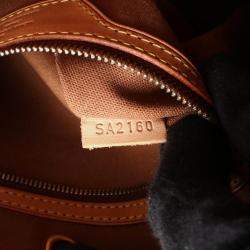 Pre Owned Louis Vuitton Batignolles Vertical Brown Monogram Canvas Tote