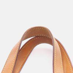 Pre Owned Louis Vuitton Batignolles Vertical Brown Monogram Canvas Tote