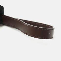 Pre Owned Louis Vuitton Bloomsbury Pm Shoulder Bag Damier Canvas Leather Ebene