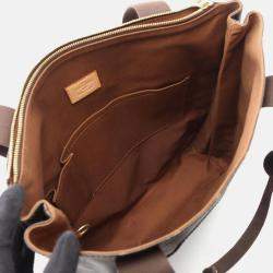 Pre Owned Louis Vuitton Cabas Beaubourg Shoulder Tote Hand Bag Monogram