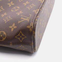 Pre Owned Louis Vuitton Vavin Pm Handbag Monogram Canvas Leather Brown