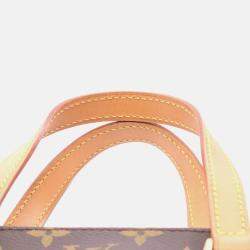 Pre Owned Louis Vuitton Vavin Pm Handbag Monogram Canvas Leather Brown