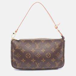 Pre Owned Louis Vuitton Pochette Accessoires Handbag Monogram Canvas
