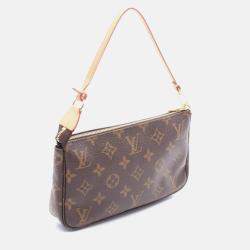 Pre Owned Louis Vuitton Pochette Accessoires Handbag Monogram Canvas