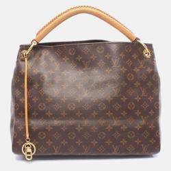 Pre Owned Louis Vuitton Artsy Mm Shoulder Handbag Monogram Canvas Leather