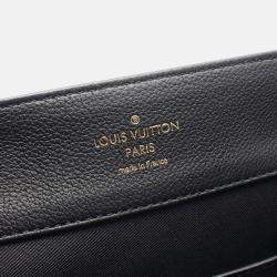 Pre Owned Louis Vuitton Lockme Mm Handbag Leather Vanille Noir