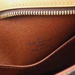 Pre Owned Louis Vuitton Drouot Shoulder Bag Monogram Canvas Brown