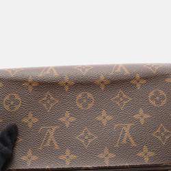 Pre Owned Louis Vuitton Pochette Felicie Chain Shoulder Bag Monogram Fuschia