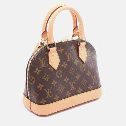 Pre Owned Louis Vuitton Alma Bb Shoulder Handbag Monogram Canvas