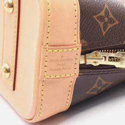 Pre Owned Louis Vuitton Alma Bb Shoulder Handbag Monogram Canvas