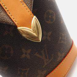 Pre Owned Louis Vuitton Envelope Pouch Shoulder Bag Monogram Dust Canvas Leather