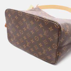 Pre Owned Louis Vuitton All-In Gm Shoulder Bag Canvas Leather Brown