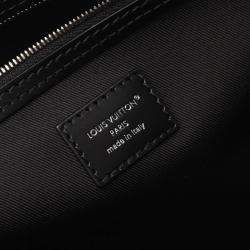 Pre Owned Louis Vuitton Keepall Cargo Bandouliere 50 Travel Bag Leather Black