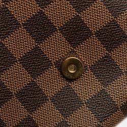 Pre Owned Louis Vuitton Brown Damier Ebene Musette Salsa Long Strap