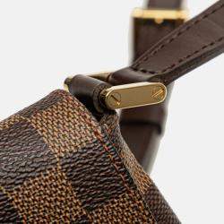 Pre Owned Louis Vuitton Brown Damier Ebene Musette Salsa Long Strap