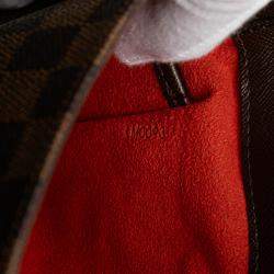 Pre Owned Louis Vuitton Brown Damier Ebene Musette Salsa Long Strap