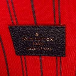 Pre Owned Louis Vuitton Navy Blue Monogram Empreinte Pochette Metis