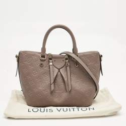 Pre Owned Louis Vuitton Beige Monogram Empreinte Leather Mazarine PM Bag