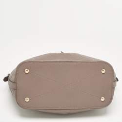Pre Owned Louis Vuitton Beige Monogram Empreinte Leather Mazarine PM Bag