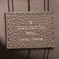 Pre Owned Louis Vuitton Beige Monogram Empreinte Leather Mazarine PM Bag