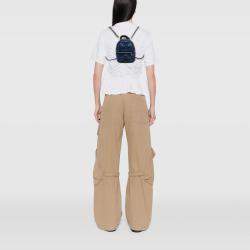 Pre Owned Louis Vuitton Navy Blue Monogram Econyl Pillow Mini Palm Springs