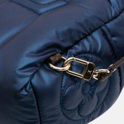 Pre Owned Louis Vuitton Navy Blue Monogram Econyl Pillow Mini Palm Springs