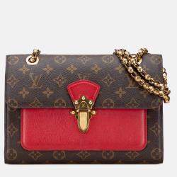 Pre Owned Louis Vuitton Brown Monogram Victoire