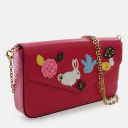 Pre Owned Louis Vuitton multicolor Epi Pochette Felicie Patchwork