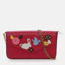 Pre Owned Louis Vuitton multicolor Epi Pochette Felicie Patchwork