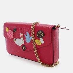 Pre Owned Louis Vuitton multicolor Epi Pochette Felicie Patchwork
