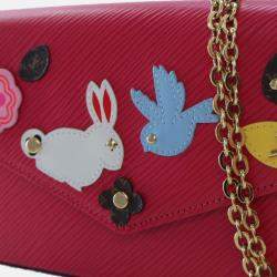 Pre Owned Louis Vuitton multicolor Epi Pochette Felicie Patchwork