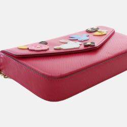 Pre Owned Louis Vuitton multicolor Epi Pochette Felicie Patchwork