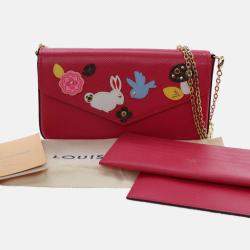 Pre Owned Louis Vuitton multicolor Epi Pochette Felicie Patchwork