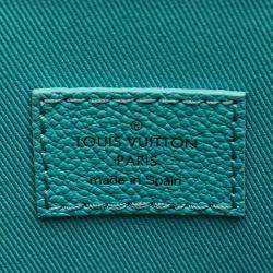 Pre Owned Louis Vuitton Blue Damier Checkerboard Sac Plat XS