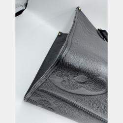 Pre Owned Louis Vuitton Black Monogram Empriente Leather Giant Onthego MM Bag