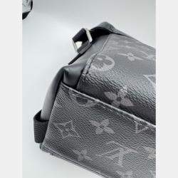 Pre Owned Louis Vuitton Messenger Voyage Black Monogram Eclipse Canvas Crossbody Bag